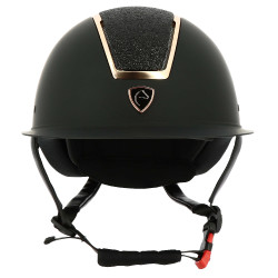 Casco Equithème Glint Opaco Nero opaco / rosa