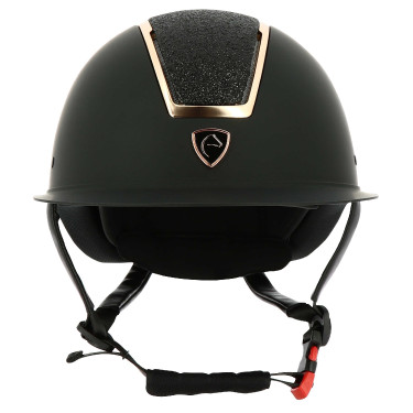 Casco Equithème Glint Opaco Nero opaco / rosa