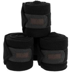 Fasce da polo Equithème set da 4 Nero