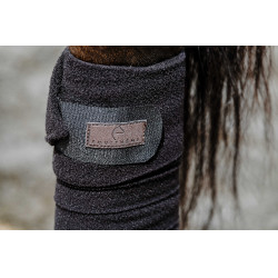 Fasce da polo Equithème set da 4 Nero