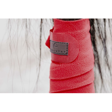 Fasce da polo Equithème set da 4 Rosso Fasce da polo Equithème set da 4 Rosso
