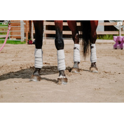 Fasce da polo Equithème set da 4 Bianco Fasce da polo Equithème set da 4 Bianco