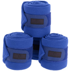 Fasce da polo Equithème set da 4 Blu reale