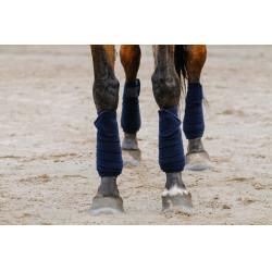 Fasce da polo Equithème set da 4 Marina Blu marino