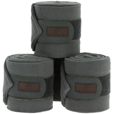 Fasce da polo Equithème set da 4 Grigio