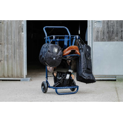 Carrello porta-sella Hippotonic corto Marina Blu marino