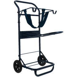 Carrello porta-sella Hippotonic corto Marina Blu marino