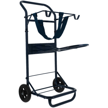 Carrello porta-sella Hippotonic corto Marina Blu marino