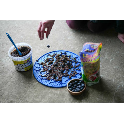 Tappetino da leccare LIKIT Graze Maze Blu