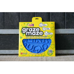 Tappetino da leccare LIKIT Graze Maze Blu