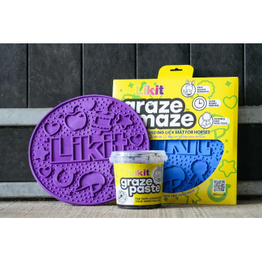 Tappetino da leccare LIKIT Graze Maze Viola