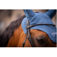 Cuffia per cavalli Pénélope Cotone Marina Blu marino Cuffia per cavalli Pénélope Cotone Marina Blu marino