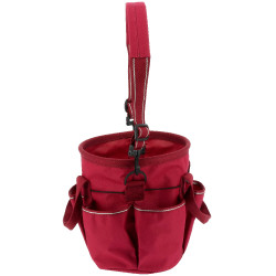 Borsa da toelettatura multipocche Riding World Bordeaux