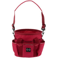 Borsa da toelettatura multipocche Riding World Bordeaux