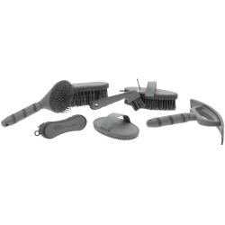 Spazzola per crini Je t'aime Equithème Strass Grigio