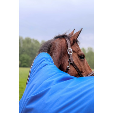 Coperta Equithème Tyrex Aisance 1200D High Neck Blu reale Coperta Equithème Tyrex Aisance 1200D High Neck Blu reale