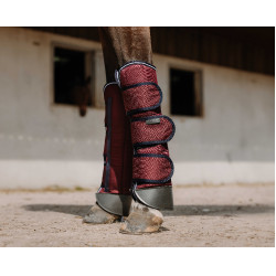 Ghette da trasporto Equithème Tyrex 1200D Rinforzate Bordeaux
