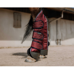 Ghette da trasporto Equithème Tyrex 1200D Rinforzate Bordeaux