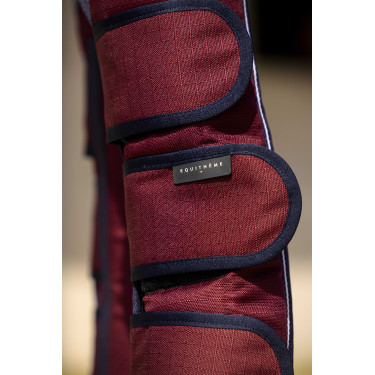 Ghette da trasporto Equithème Tyrex 1200D Rinforzate Bordeaux