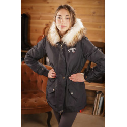Parka Pénélope Mega Lione Nero
