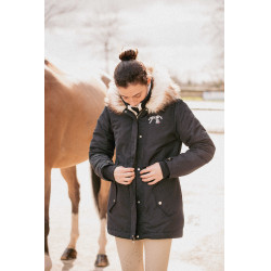 Parka Pénélope Mega Lione Nero