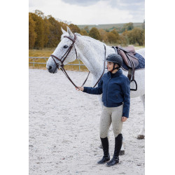 Giubbotto corto Equithème Originals Alina Marina Blu marino