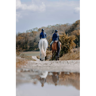 Giubbotto corto Equithème Originals Alina Marina Blu marino
