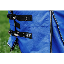 Coperta Equithème TYREX Aisance 1200D Combo Blu reale