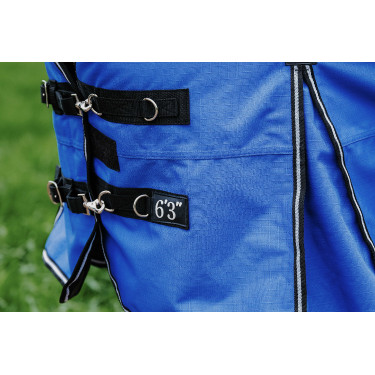 Coperta Equithème TYREX Aisance 1200D Combo Blu reale