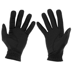 Guanti Je t'aime Equithème Strass Nero