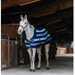 Camicia in pile Equithème Confortech Marina Blu marino