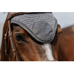 Cuffia antimosche Equithème Chic Grigio