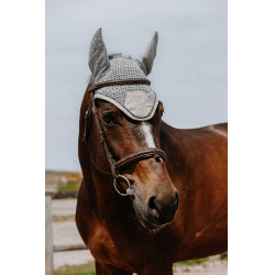 Cuffia antimosche Equithème Chic Grigio chiaro