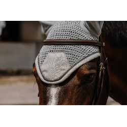 Cuffia antimosche Equithème Chic Grigio chiaro