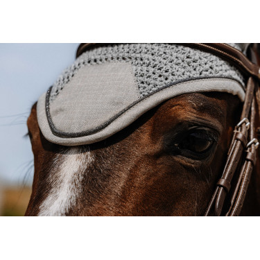 Cuffia antimosche Equithème Chic Grigio chiaro