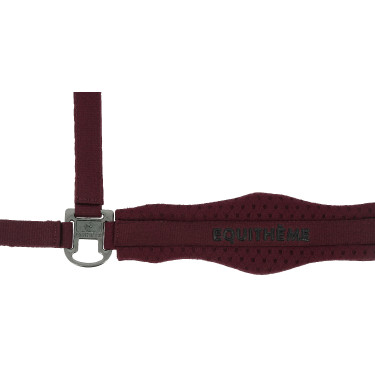 Capestro in nylon Equithème 3D Mesh Bordeaux Capestro in nylon Equithème 3D Mesh Bordeaux