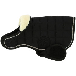 Coperta per cane Ti amo Equithème Nero