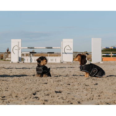 Coperta per cane Ti amo Equithème Nero