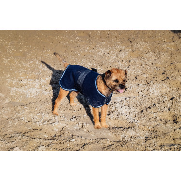 Camicia in pile per cane Equithème Marina Blu marino