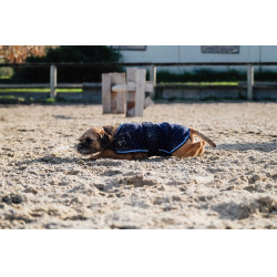 Camicia in pile per cane Equithème Marina Blu marino