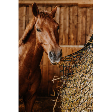Rete per fieno Hippotonic Rettangolare Nero