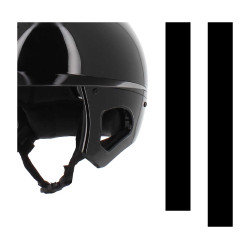 Casco Penelope visiera lunga Nero lucido