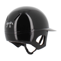 Casco Penelope visiera lunga Nero lucido