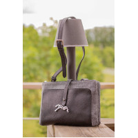 Borsa Pénélope Pablito grande modello Motivo a chevron / cognac Marrone