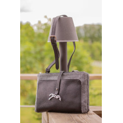 Borsa Pénélope Pablito grande modello Motivo chevron / nero