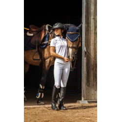 Polo Equithème Riyadh Bianco