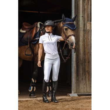 Polo Equithème Riyadh Bianco