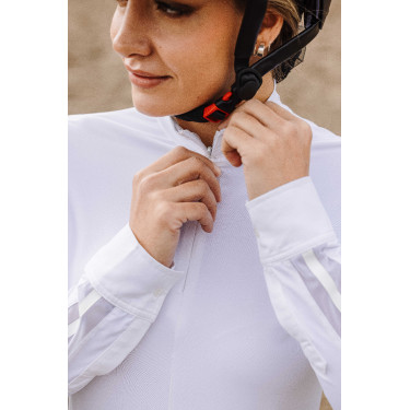 Polo Equithème Estoril Bianco