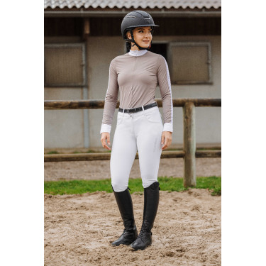 Polo Equithème Estoril Talpa Marrone Polo Equithème Estoril Talpa Marrone