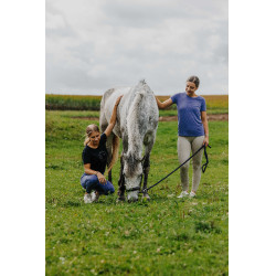 T-shirt Ti amo Equithème Rosalie Viola T-shirt Ti amo Equithème Rosalie Viola